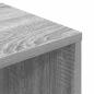Preview: Bücherregal Grau Sonoma 34x31x112 cm Holzwerkstoff