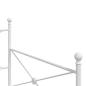 Preview: Tagesbett ohne Matratze Weiß 100x200 cm Stahl