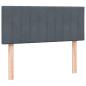 Preview: Boxspringbett mit Matratze Dunkelgrau 120x210 cm Samt