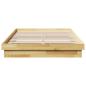 Preview: Massivholzbett ohne Matratze 120x200 cm Eichenholz