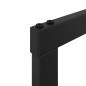 Preview: Brennholzregal Schwarz 55x30x116 cm Stahl