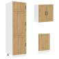 Preview: 8-tlg. Küchenschrank-Set Kalmar Artisan-Eiche Holzwerkstoff