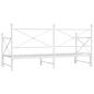 Preview: Tagesbett Ausziehbar ohne Matratze Weiß 90x190 cm Stahl