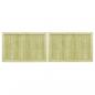 Preview: ARDEBO.de - Gartentore 2 Stk. 300 x 100 cm Imprägniertes Kiefernholz