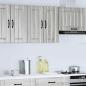 Preview: K?chen-H?ngeschrank Lucca Grau Sonoma Holzwerkstoff