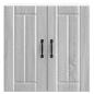 Preview: K?chen-H?ngeschrank Lucca Grau Sonoma Holzwerkstoff