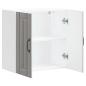 Preview: K?chen-H?ngeschrank Lucca Grau Sonoma Holzwerkstoff