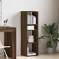 Preview: Bücherregal Braun Eichen-Optik 34x31x112 cm Holzwerkstoff