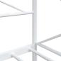Preview: Tagesbett ohne Matratze Weiß 75x190 cm Stahl