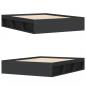 Preview: Bettgestell Schwarz 140x190 cm