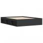 Preview: Bettgestell Schwarz 140x190 cm