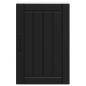 Preview: Küchen-Hängeschrank Lucca Schwarz Holzwerkstoff