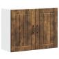 Preview: ARDEBO.de - K?chen-H?ngeschrank Lucca R?uchereiche Holzwerkstoff