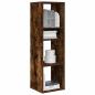 Preview: ARDEBO.de - Bücherregal Räuchereiche 34x31x112 cm Holzwerkstoff