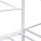 Preview: Tagesbett ohne Matratze Weiß 80x200 cm Stahl