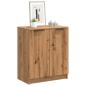 Preview: ARDEBO.de - Schuhschrank Artisan-Eiche 59x35x70 cm Holzwerkstoff
