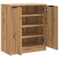 Preview: Schuhschrank Artisan-Eiche 59x35x70 cm Holzwerkstoff