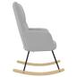Preview: Schaukelstuhl Wolkengrauer Stoff