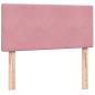 Preview: Boxspringbett mit Matratze Rosa 90x210 cm Samt