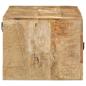 Preview: TV-Wandschrank 100x32x25 cm Raues Massivholz Mango