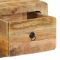 Preview: TV-Wandschrank 100x32x25 cm Raues Massivholz Mango