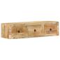 Preview: ARDEBO.de - TV-Wandschrank 100x32x25 cm Raues Massivholz Mango