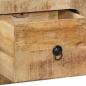 Preview: TV-Wandschrank 100x32x25 cm Raues Massivholz Mango