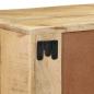 Preview: TV-Wandschrank 100x32x25 cm Raues Massivholz Mango