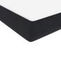 Preview: ARDEBO.de - Boxspringbett mit Matratze Schwarz 120x220 cm Samt