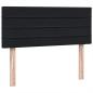 Preview: Boxspringbett mit Matratze Schwarz 120x220 cm Samt