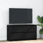 Preview: ARDEBO.de - TV-Schrank Schwarz 100x35x54 cm Holzwerkstoff