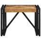 Preview: Couchtisch 50x50x35 cm Raues Massivholz Mango
