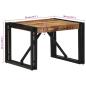 Preview: Couchtisch 50x50x35 cm Raues Massivholz Mango