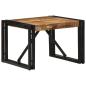 Preview: Couchtisch 50x50x35 cm Raues Massivholz Mango