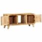 Preview: TV-Schrank 105x46x32 cm Raues Massivholz Mango