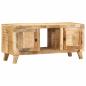 Preview: TV-Schrank 105x46x32 cm Raues Massivholz Mango