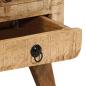 Preview: Nachttische 2 Stk. 37x32x50 cm Raues Massivholz Mango