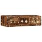 Preview: TV-Wandschrank 100x32x25 cm Altholz Massivholz