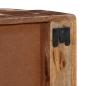 Preview: TV-Wandschrank 100x32x25 cm Altholz Massivholz