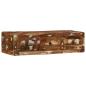 Preview: TV-Wandschrank 100x32x25 cm Altholz Massivholz