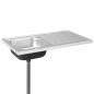 Preview: Spüle mit Abtropffläche Set Silbern 1000x600x155 mm Edelstahl