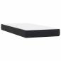 Preview: Boxspringbett mit Matratze Schwarz 90x210 cm Samt