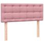 Preview: Boxspringbett mit Matratze Rosa 120x220 cm Samt