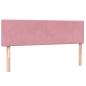Preview: Boxspringbett mit Matratze Rosa 160x220 cm Samt