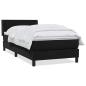 Preview: Boxspringbett mit Matratze Schwarz 90x210 cm Samt