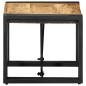 Preview: Couchtisch 40x40x35 cm Raues Massivholz Mango