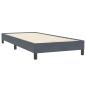 Preview: Boxspringbett mit Matratze Dunkelgrau 80x220 cm Samt