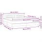 Preview: Boxspringbett mit Matratze Rosa 180x210 cm Samt