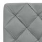 Preview: Bettgestell mit LED ohne Matratze Hellgrau 160x200 cm Stoff