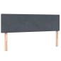 Preview: Boxspringbett mit Matratze Dunkelgrau 140x210 cm Samt